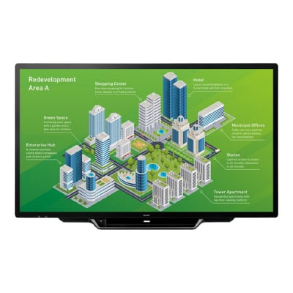 Sharp PN-L805H - 80.5" Commercial LED Display - 4K UltraHD