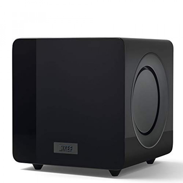 KEF KF92 Twin 9" 1000 Watt Powered Subwoofer - Gloss Black