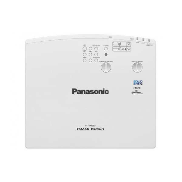 Panasonic PT-VMZ60U 6000L 3LCD Portable Laser Projector in White