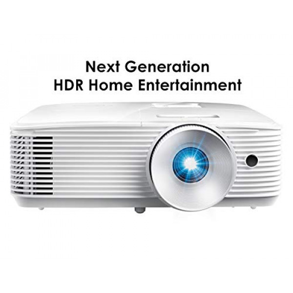 Optoma HD28HDR 1080p Home Theater Projector for Gaming and Movies | Support for 4K Input | HDR Compatible | 120Hz refresh rate | Enhanced Gaming Mode, 8.4ms Response Time | High-Bright 4000 lumens