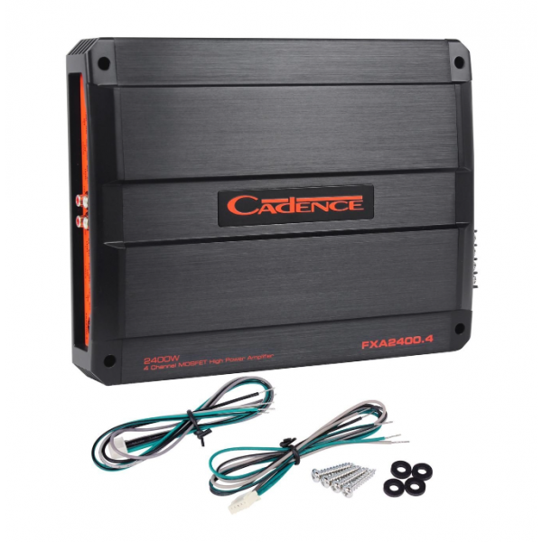 Cadence Flash FXA2400.4 2400 Watt 4-Channel Class A/B Car Audio Amplifier Amp