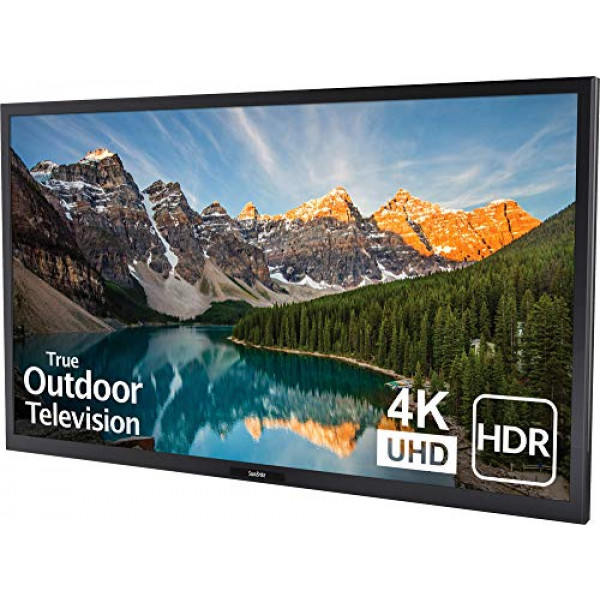 SunBriteTV Weatherproof Outdoor 43-Inch Veranda (2nd Gen) 4K UHD HDR LED Television - SB-V-43-4KHDR-BL, Black
