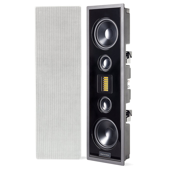 MartinLogan - Edge - High Performance In-Wall Speaker - Each - White