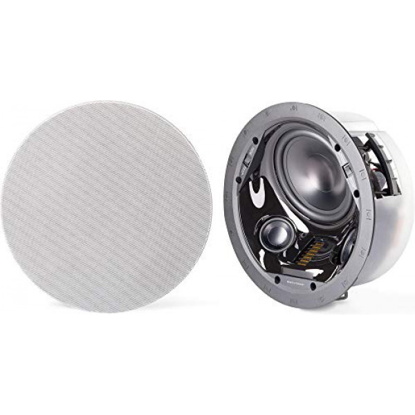 Martin Logan Vanquish Aimable Round In-Ceiling Speaker (Single, White)