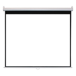 Audio Solution's Manual Projector Screen - 150 inch Diagonal Screen (MS150IN)