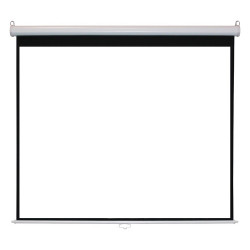 Audio Solution's Manual Projector Screen - 92 inch Diagonal Screen (MS92IN)