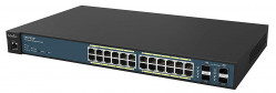 EnGenius 24 Gigabit 802.3af PoE Port Layer 2 Managed Switch, 4 SFP Ports, 185W PoE Budget with Centralized Network Management [managed up to 50 EnGenius APs] (EWS7928P)
