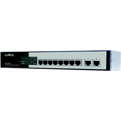 Luxul Wireless 10 Port/8 PoE+ Gigabit Managed Switch XMS-1010P