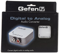 Gefen Digital Audio To Analog Audio Adapter/Converter (GTV-DIGAUD-2-AAUD)