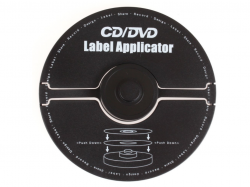 Merax EZ LABEL: CD / DVD Label Applicator (40mm Hole, CD / DVD Applicator)