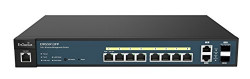 EnGenius 8 Gigabit 802.3at/af PoE+ Port Full Power Layer 2 Managed Switch, 2 SFP & 2 Uplink Ports, 130W PoE Budget with Centralized Network Management [managed up to 50 EnGenius APs] (EWS5912FP)