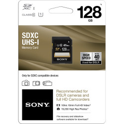 Sony Media Solutions 128GB SDXC UHS-1 Memory Card (SF128UY/TQMN) (OLD MODEL)