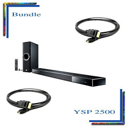 YSP-2500 Digital Sound Projector Powered home theater sound bar with wireless
