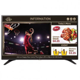 "LG, EOL, REFER TO 55UT640S0UA, LARGE FORMAT MONITOR, 1920X1080, 1 RR, 1 SIDE HDM"