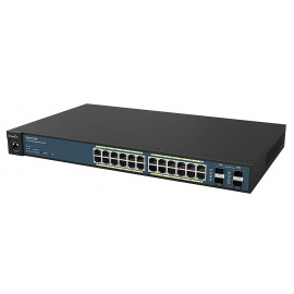 EnGenius 24 Gigabit 802.3af PoE Port Layer 2 Managed Switch, 4 SFP Ports, 185W PoE Budget with Centralized Network Management [managed up to 50 EnGenius APs] (EWS7928P)