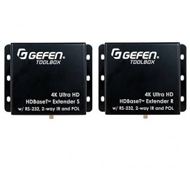 Gefen CI GTB-UHD-HBT 4K Ultra DBase Extender Over One CAT-5 with RS-232, 2-Way IR, and Bi-Directional