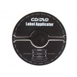 Merax EZ LABEL: CD / DVD Label Applicator (40mm Hole, CD / DVD Applicator)