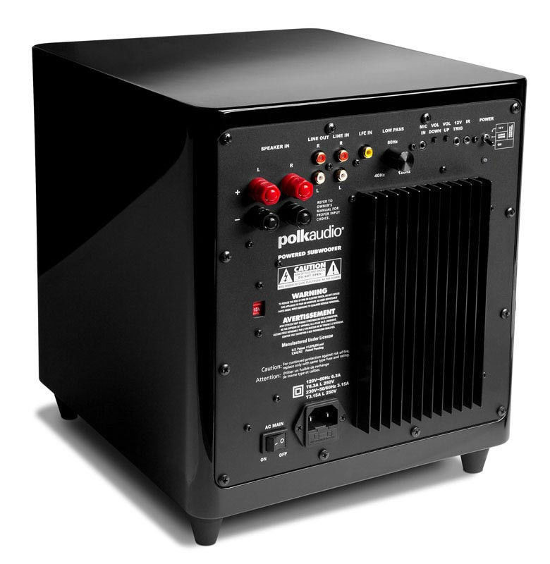 Polk Audio DSW3000 DSW MicroPRO 3000 Subwoofer Single Black