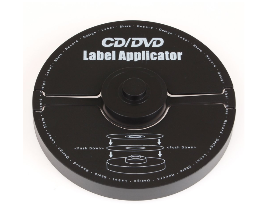 Merax EZ LABEL: CD / DVD Label Applicator (40mm Hole, CD / DVD Applicator)